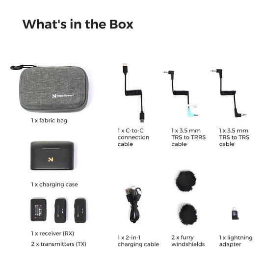 Wireless Lavalier Microphones with Noise Cancellation