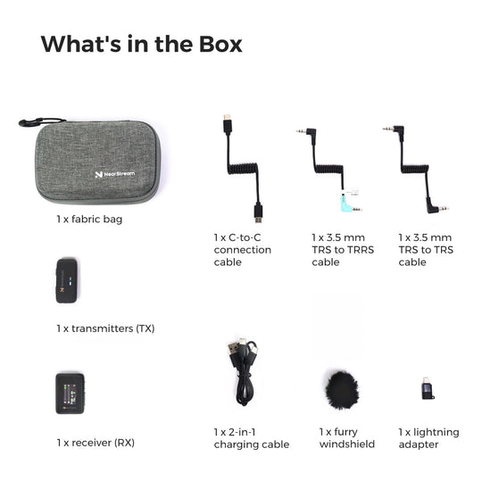 Wireless Lavalier Microphones with Noise Cancellation